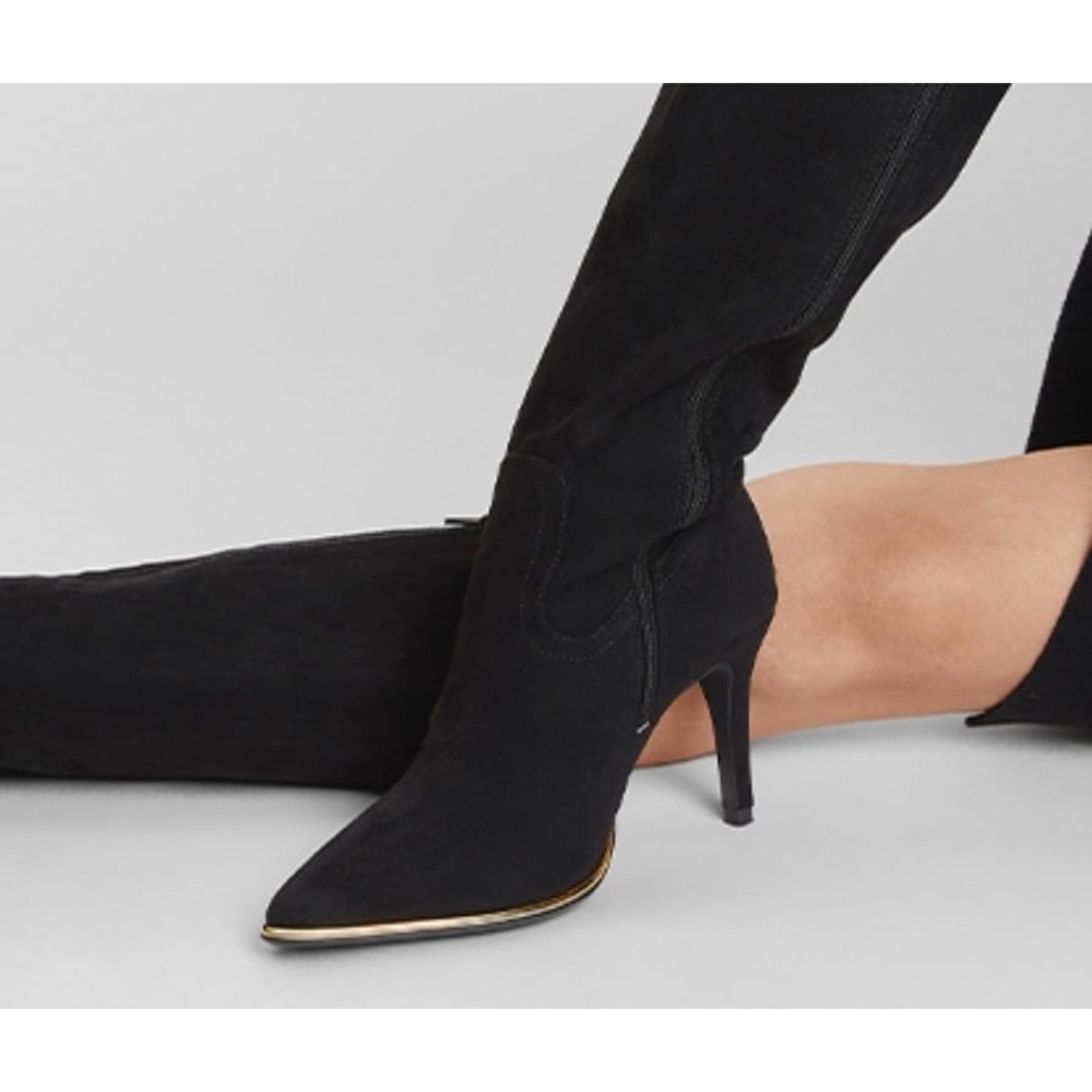 Arromic Women's Pointed Toe Knee High Boots 3.15" Stiletto‎ Heel